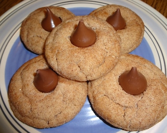 Amazing Homemade Snickerdoodle Kiss Cookies (3 Dozen)