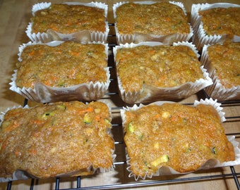 Tender and Moist Homemade Carrot Zucchini Bread With Choices