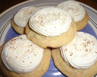 Not in Season - Marvelous Homemade Soft and Frosted Eggnog Cookies (30 Cookies)