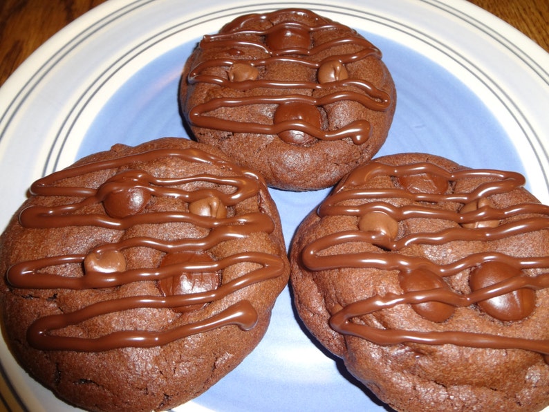 Heavenly Homemade Thick and Fudgy Chocolate Explosion Cookies Etsy