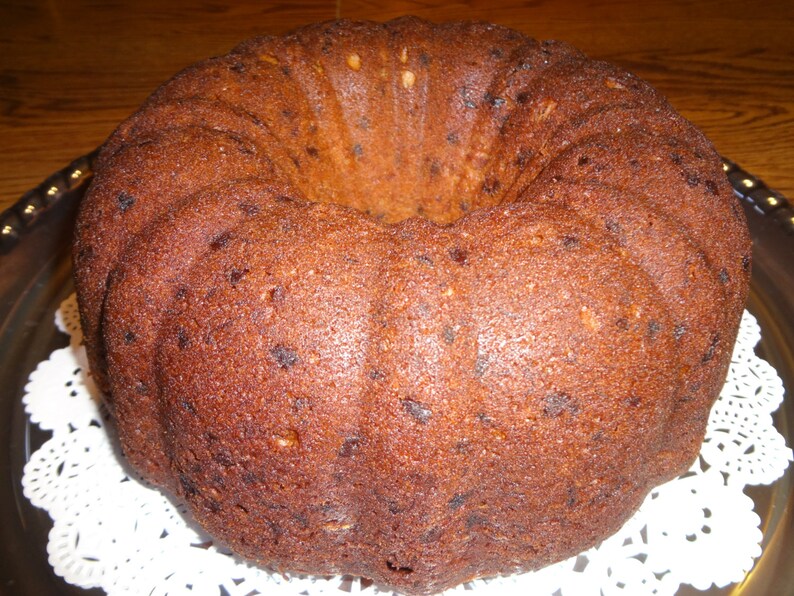 Yummy Homemade Chocolate Chip Peanut Butter Banana Bundt Cake Etsy