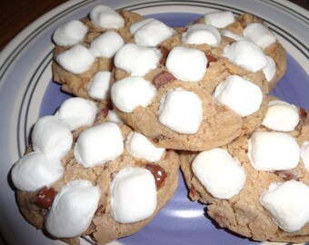 Soft and Chewy Homemade S'More Cookies (30 Cookies)