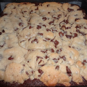 Mouthwatering Homemade Cookie Dough Brownies (9" x 9" Tray)