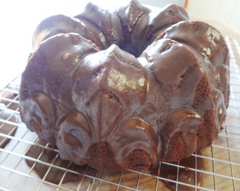 Moist, Dense and Delicious Homemade Root Beer Cake With Chocolate Root Beer Ganache