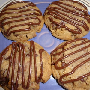 Melt in Your Mouth Homemade Chocolate Peanut Butter Cookies (2 Dozen)