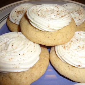 Not in Season Marvelous Homemade Soft and Frosted Eggnog Cookies 30 Cookies Bild 5