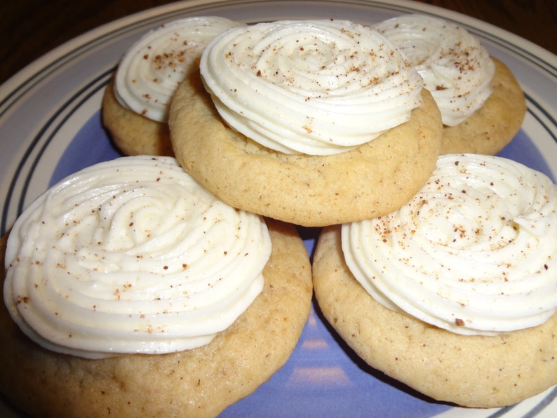 Not in Season Marvelous Homemade Soft and Frosted Eggnog Cookies 30 Cookies Bild 5