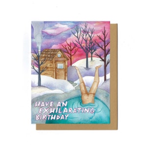 Sauna Geburtstagskarte - Geburtstagskarte - Jubiläums Karte - Jubiläums Karte - Jubiläums Karte