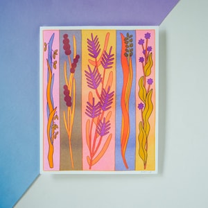 Grains - risograph art print