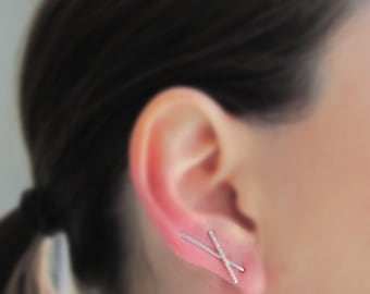 ear earrings climber climbers