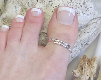 Sterling Silver Toe Ring, Big Toe Ring, Beach Toe Ring, Big Toe Toe Ring