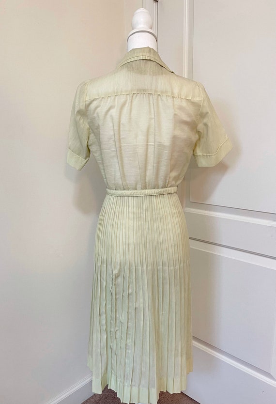 Handmade Pleated - Vintage Dress - image 2