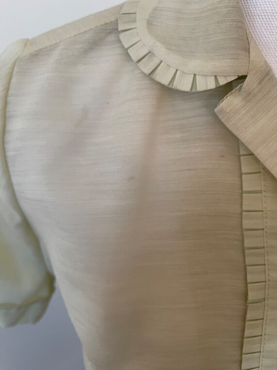 Handmade Pleated - Vintage Dress - image 7