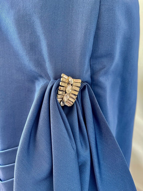 Stunning Vintage Blue Dress - image 3