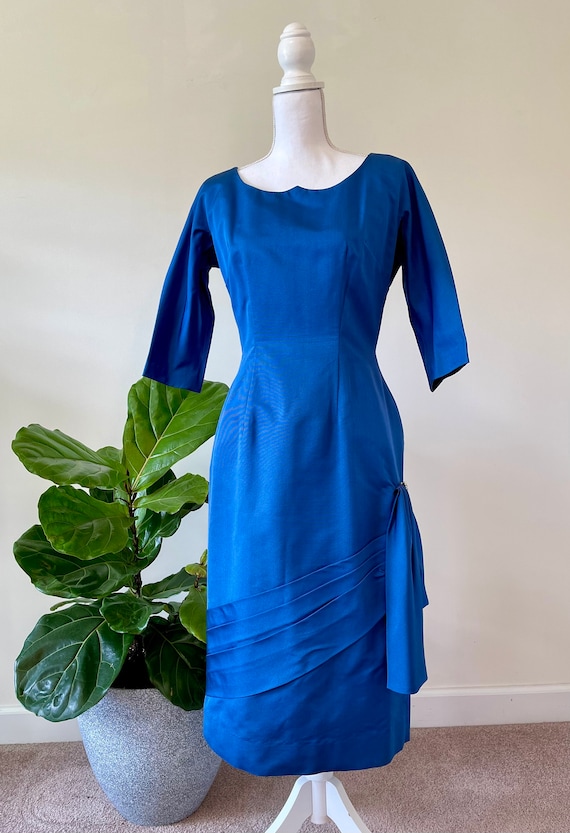 Stunning Vintage Blue Dress - image 1