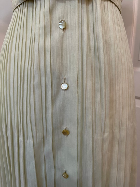 Handmade Pleated - Vintage Dress - image 8