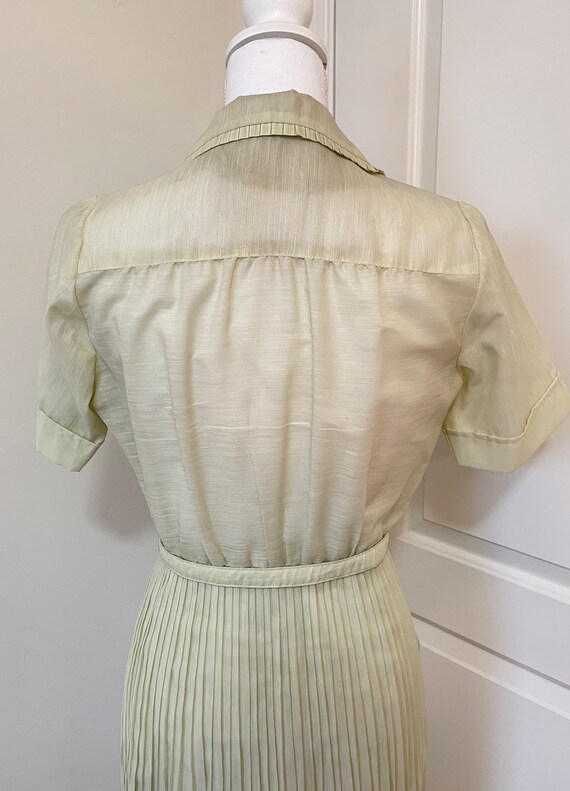 Handmade Pleated - Vintage Dress - image 6