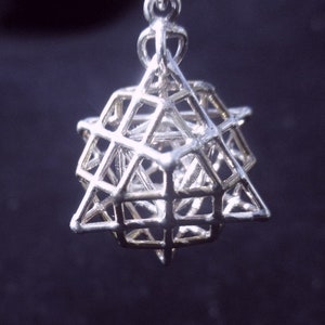 3D Sacred Geometry Master Jewelry: Tantric Terra Prana Cube ※ MerKaBa + Cube + Octahedron + Vector Equilibrium