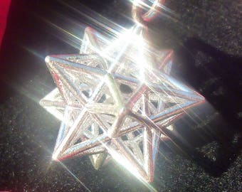 Solar Star 3D Pentagram pendant ※ Phi Sacred Geometry Jewelry