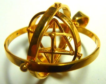 MerKaBa 3D SPIN pendant ※ Sacred Geometry Stargate Jewelry
