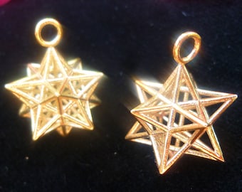 Solar Star 3D Pentagram pendant ※ Phi Sacred Geometry Jewelry