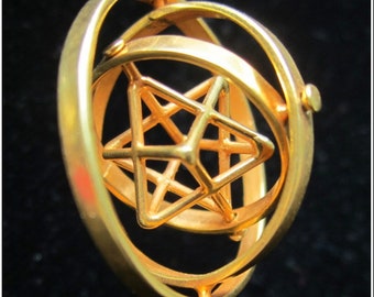 MerKaBa 3D SPIN Jewelry ※ Sacred Geometry pendant [M2O]