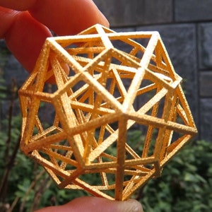 5 Platonic Solids Code : their natural emergence