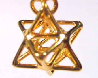 Tantric Star Pendant  ※ 3D Sacred Geometry > MerKaBa + Octahedron