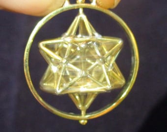 Solar Spirit Star with Spin ※3D Sacred Geometry Jewelry gift