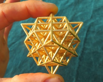 64 Tetrahedron Grid : 3D printed Sacred Geometry