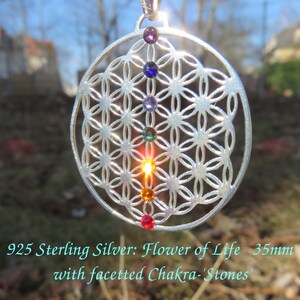 Flower of Life Jewelry pendant / earrings lasercut Sacred Geometry fine GOLD SILVER gifts image 10