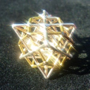 Spinning Tantric Terra Prana Cube Sacred Geometry 3D Jewelry image 5