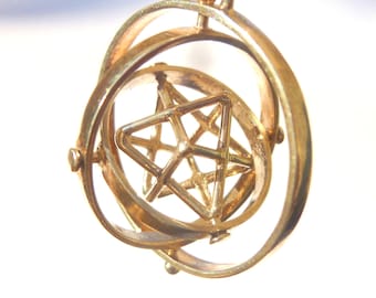 MerKaBa 3D-SPIN Jewelry ※ Sacred Geometry 3D Stargate pendant