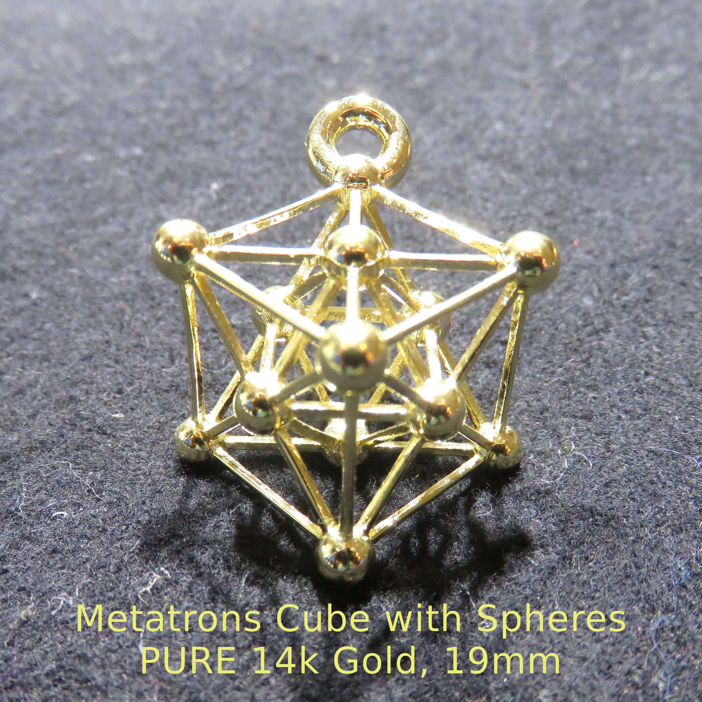 HUKKUN Metatrons Würfel Ring - Heilige Geometrie Schmuck Aus 925 Sterlingsilber