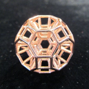 432 Hz Resonance Pendant 3D Sacred Geometry Stargate Portal Phi Harmony golden ratio Amulet image 3