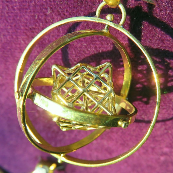 Sacred Geometry 3D-SPIN Pendant Tantric Terra Prana Cube Magical