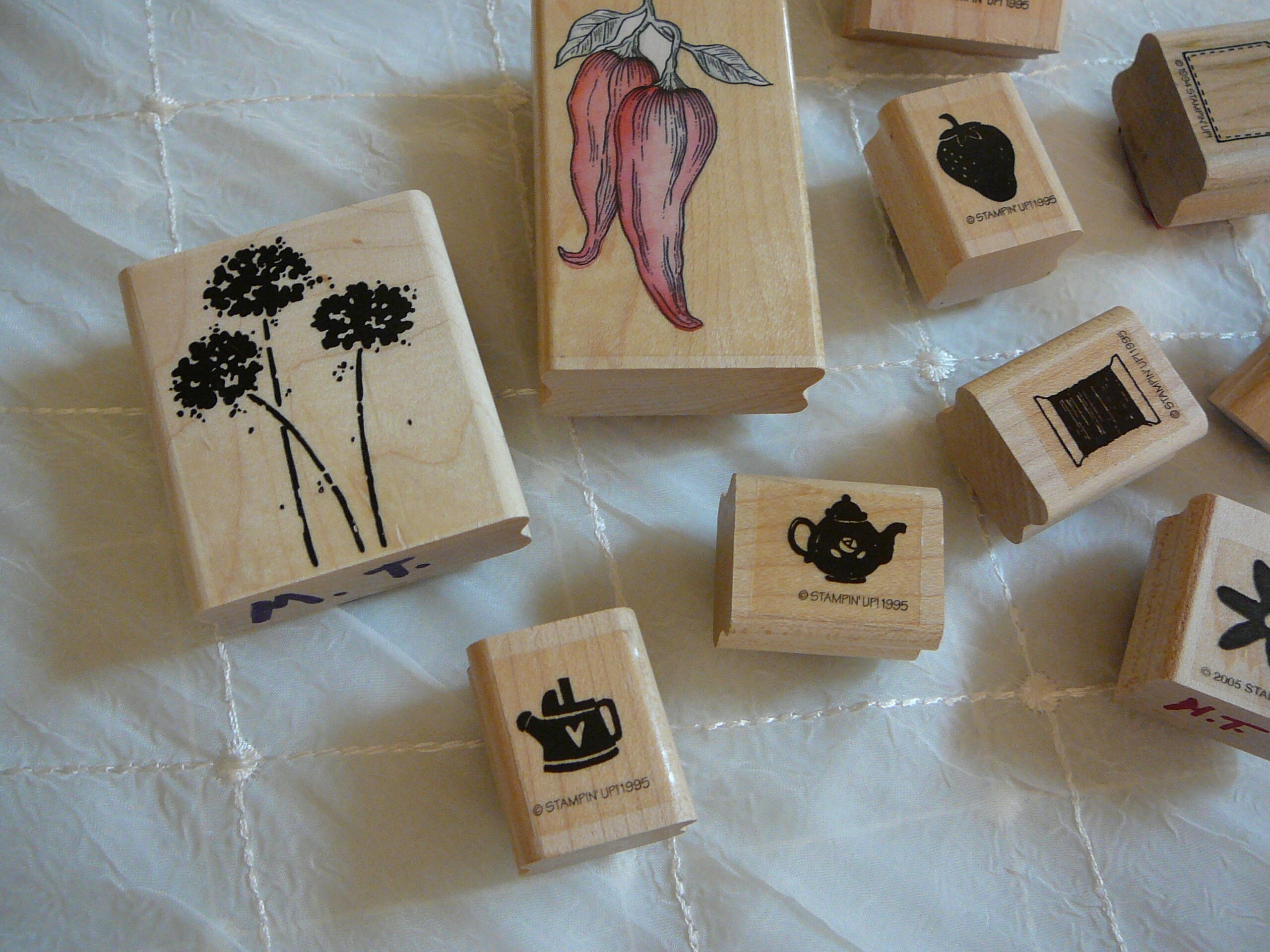 Rubber Stamps Preowned Rubber Stamps Wood Stamps Crafting Etsy