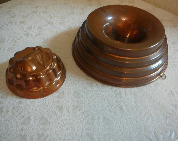 Copper Metal Molds, Vintage Copper Molds, Vintage Kitchen Etsy