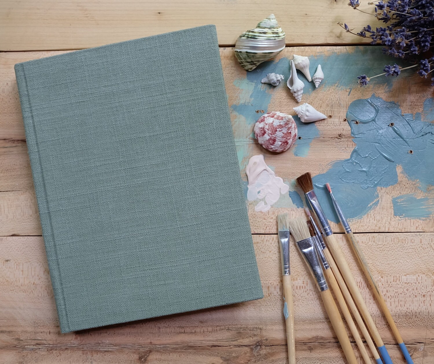 Custom Linen Sketchbook Etsy
