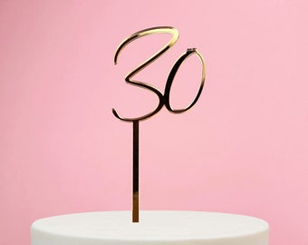 Any age Number Cake Topper