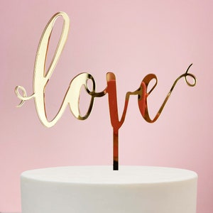 Love Cake Topper