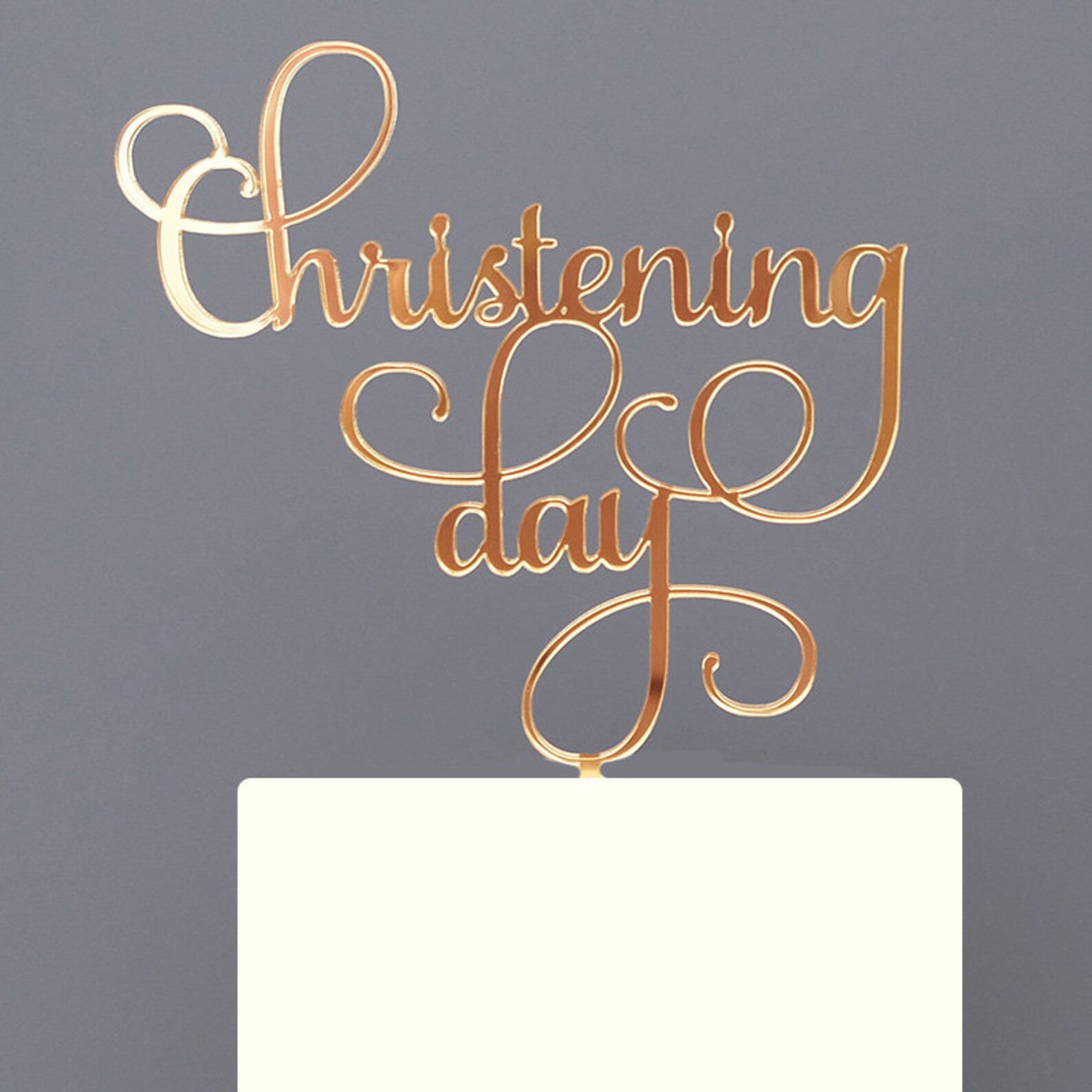 Christening Day Cake Topper Etsy UK