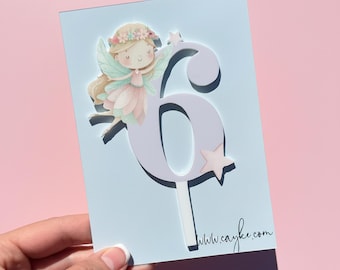 Fairy Themed Age Cake Charm