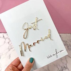 Just Married Cake Charm