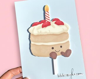 Acrylic Cute Birthday Cake Plush Cake Topper Decoration | Birthday | Sports | Soccer
