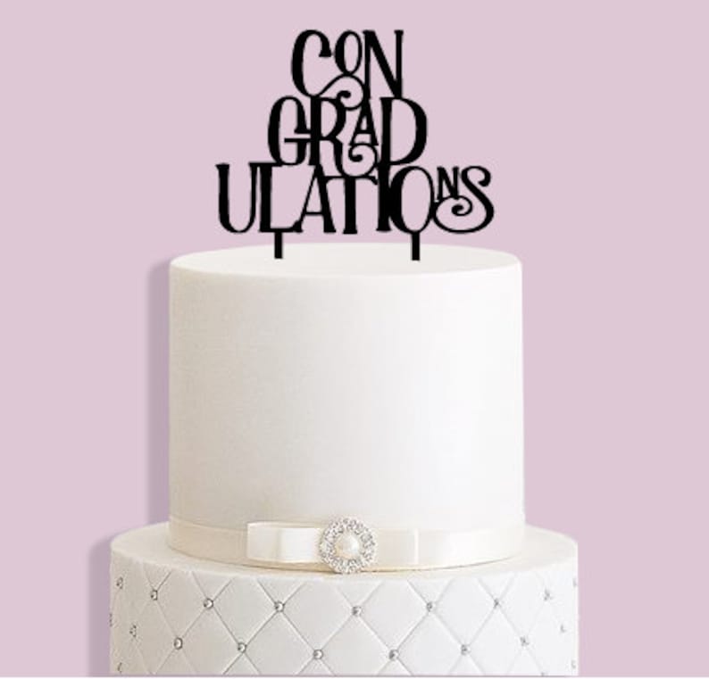 ConGRADulations Graduation Cake Topper image 2