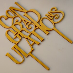 ConGRADulations Graduation Cake Topper immagine 5