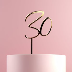 Any age Number Cake Topper