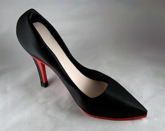 STL File - Life-Size Realistic High Heel – Stunning 3D Printable Decor/Organizer (Digital File Only) - No AMS Required - Commercial License