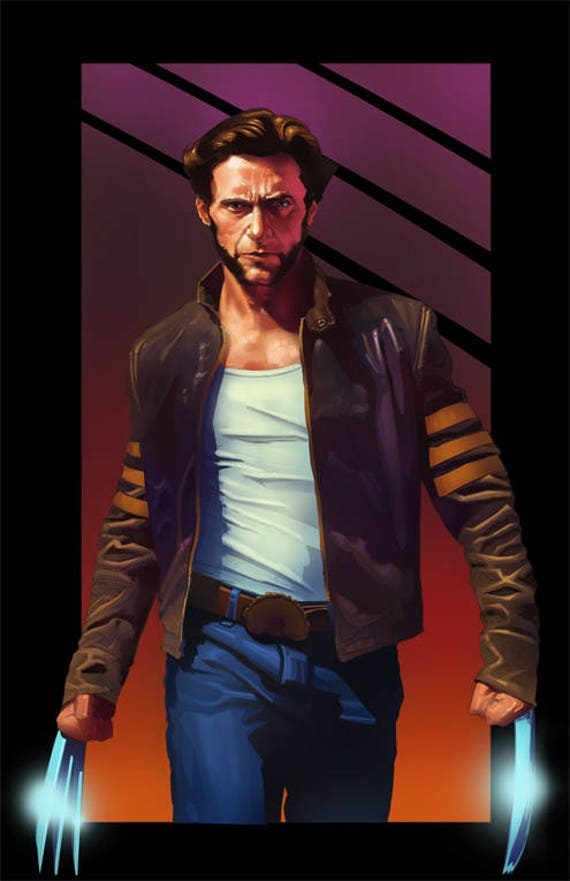 Logan Wolverine Poster Etsy